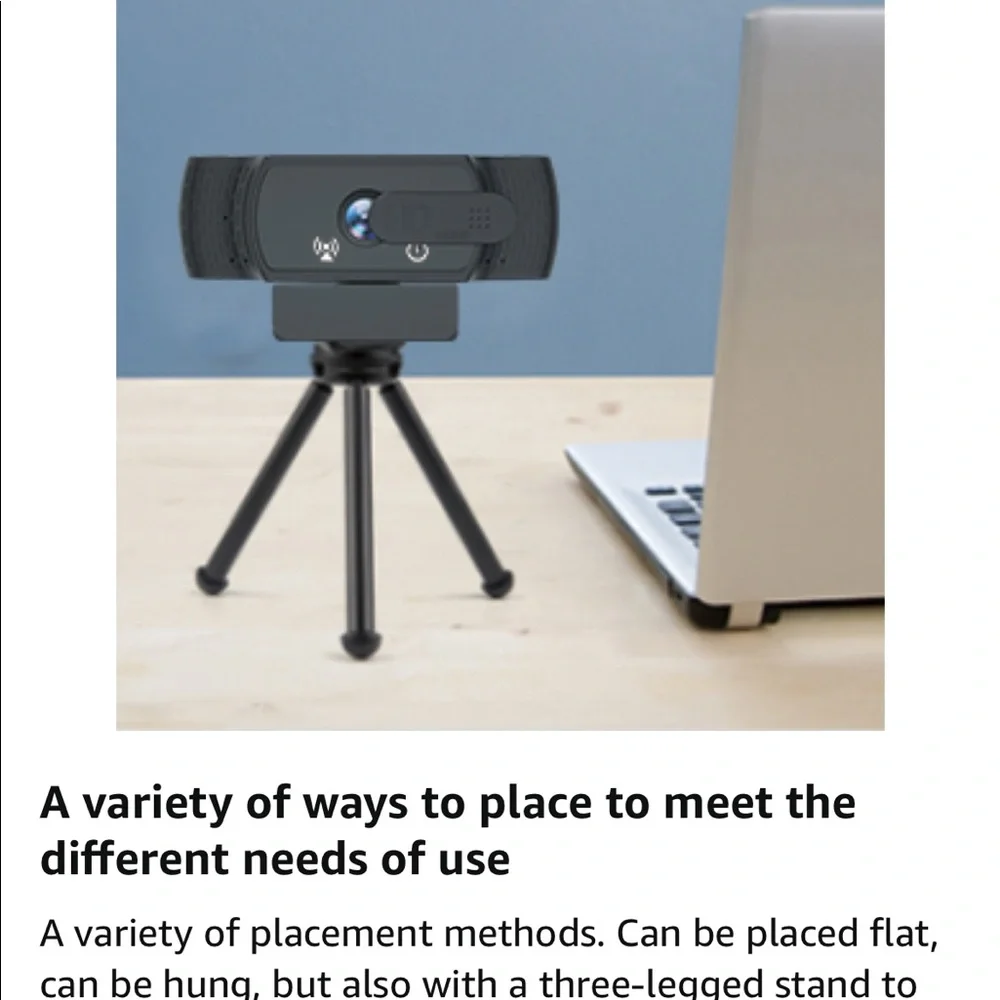 HD Webcam 1080, 95% noise reduction